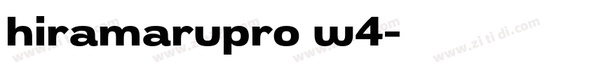 hiramarupro w4字体转换